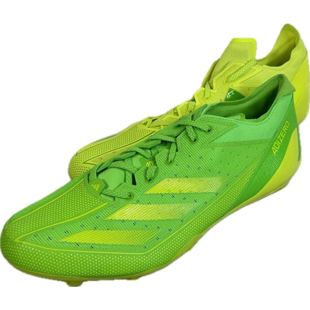 Adidas Adizero Electric Football Cleat Lemon Lime Mens Size 16 New